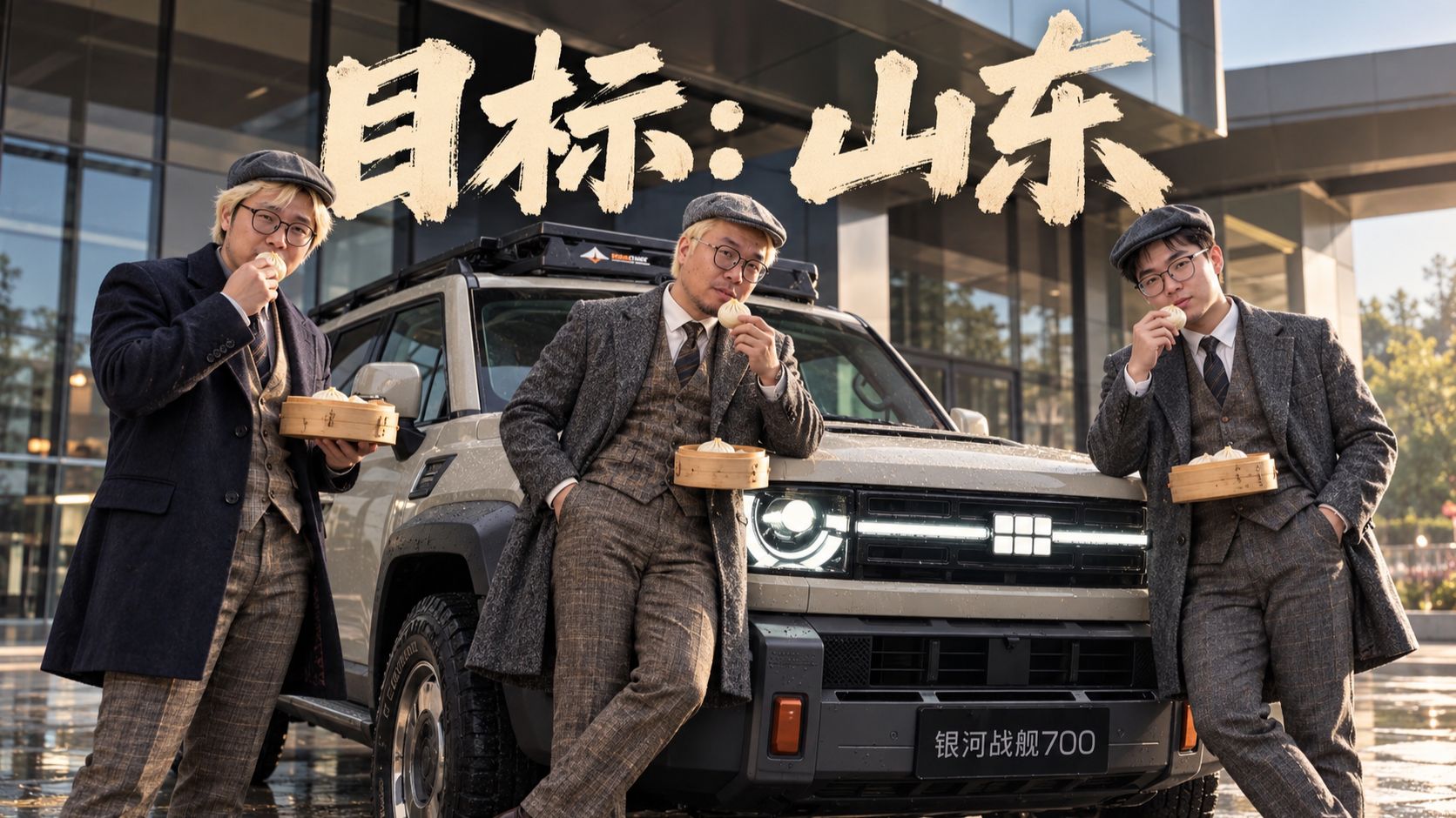 无锡小笼包和南京汤包的区别是啥？我们沿着国道一路干到了山东！