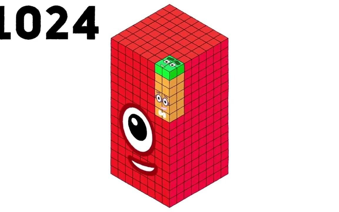 [图]Numberblocks 1024 - Power of Two