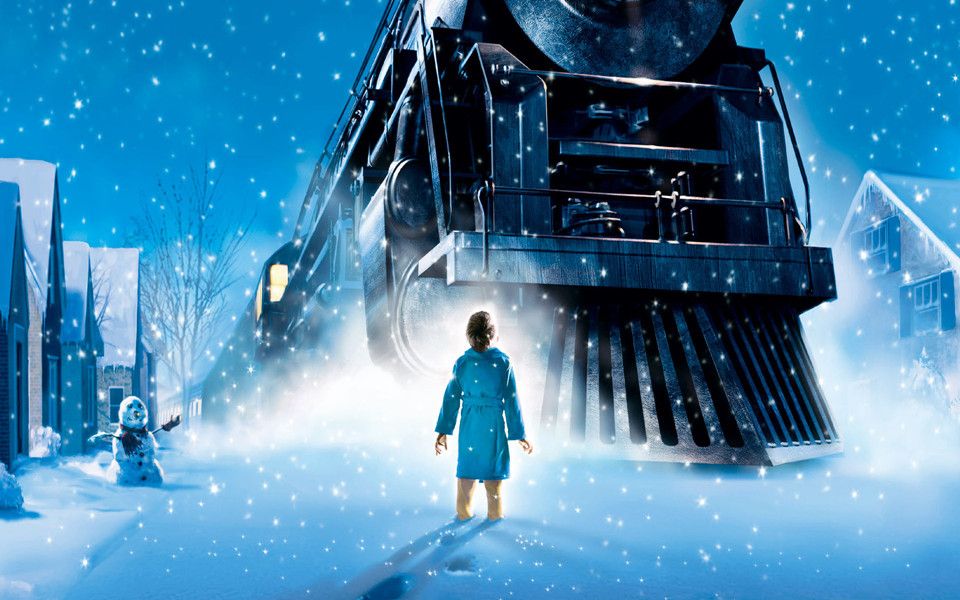 [图]【圣诞歌曲】【电影剪辑】When Christmas Comes To Town《极地特快/极地列车/The Polar Express》