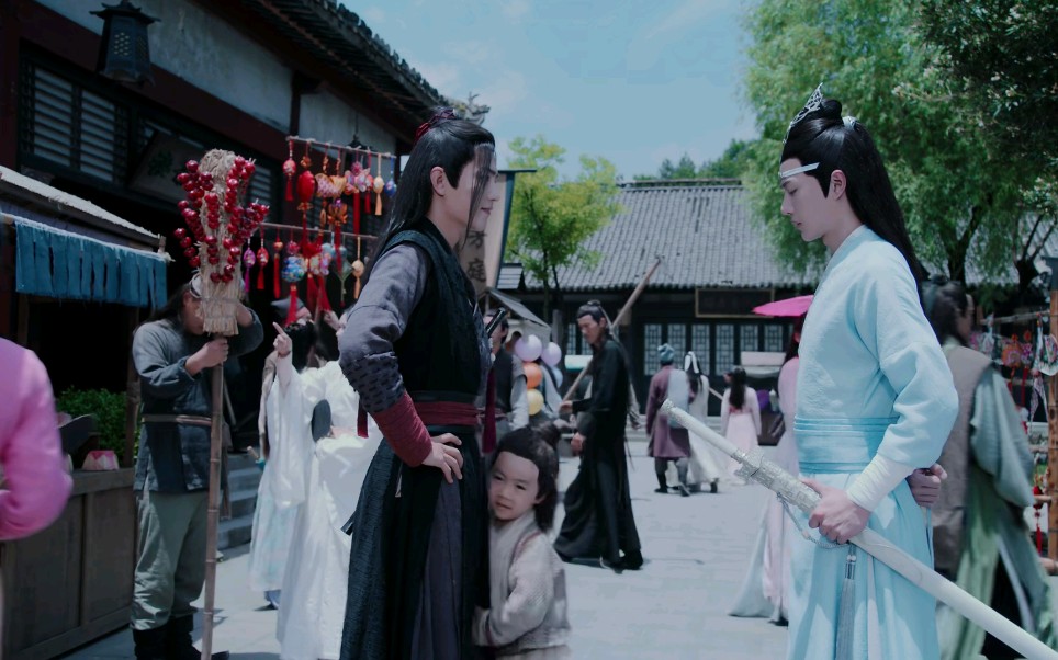 【陈情令|阿苑合集】阿苑抱大腿 吃播 可爱玩闹合集|父母爱情