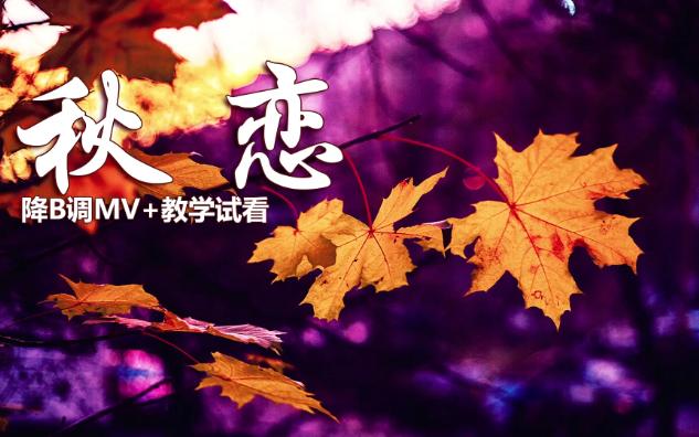 流行歌曲《秋恋》,萨克斯独奏美妙动听,次中简谱逐句教学示范!