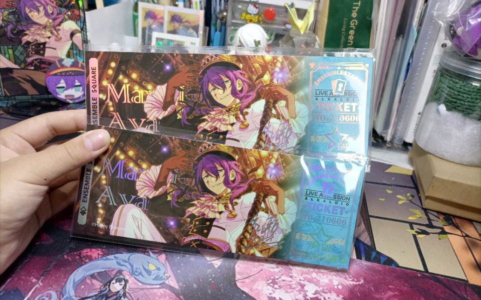 es礼濑真宵镭射票开箱_哔哩哔哩_bilibili