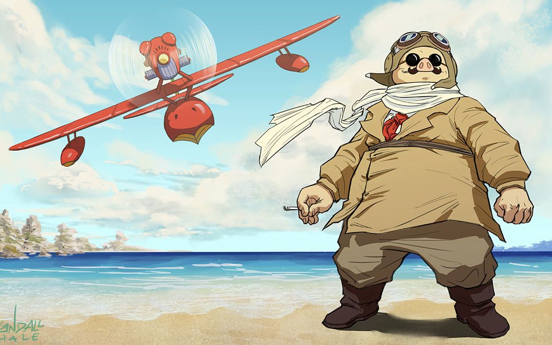 红猪 紅の豚 porco rosso - 時には昔の話を toki ni wa mv (with