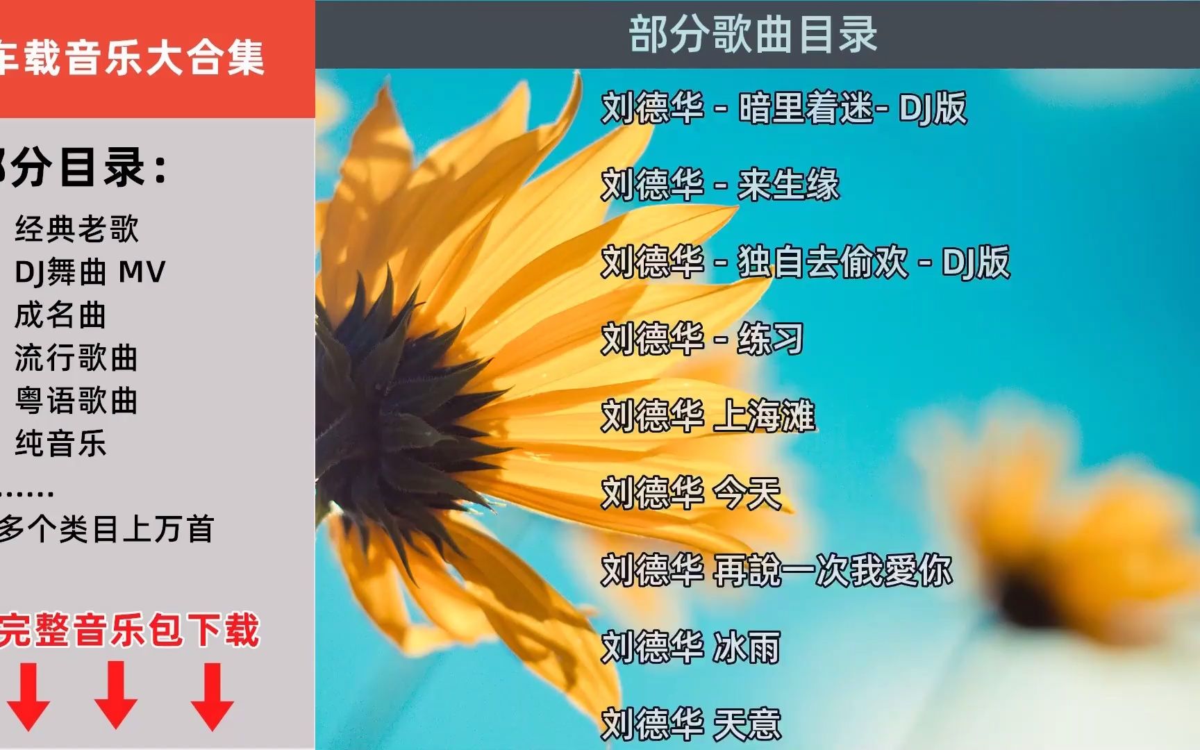 2023华语歌曲1000首下载到U盘歌曲推荐哔哩哔哩bilibili