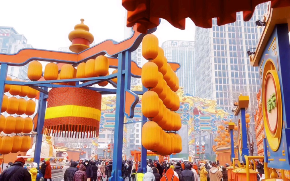 好久未见如此热闹的场面啦,沈阳皇寺庙会!