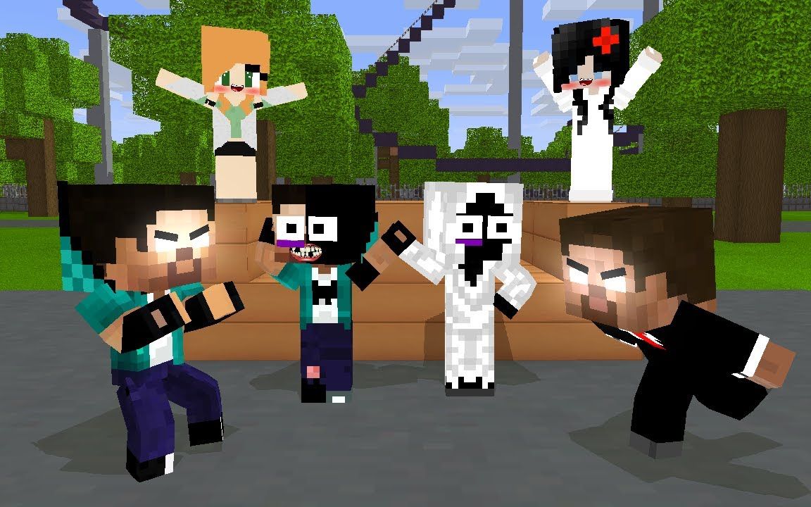 我的世界怪物学院搞笑动画这就是让爸爸带孩子下场