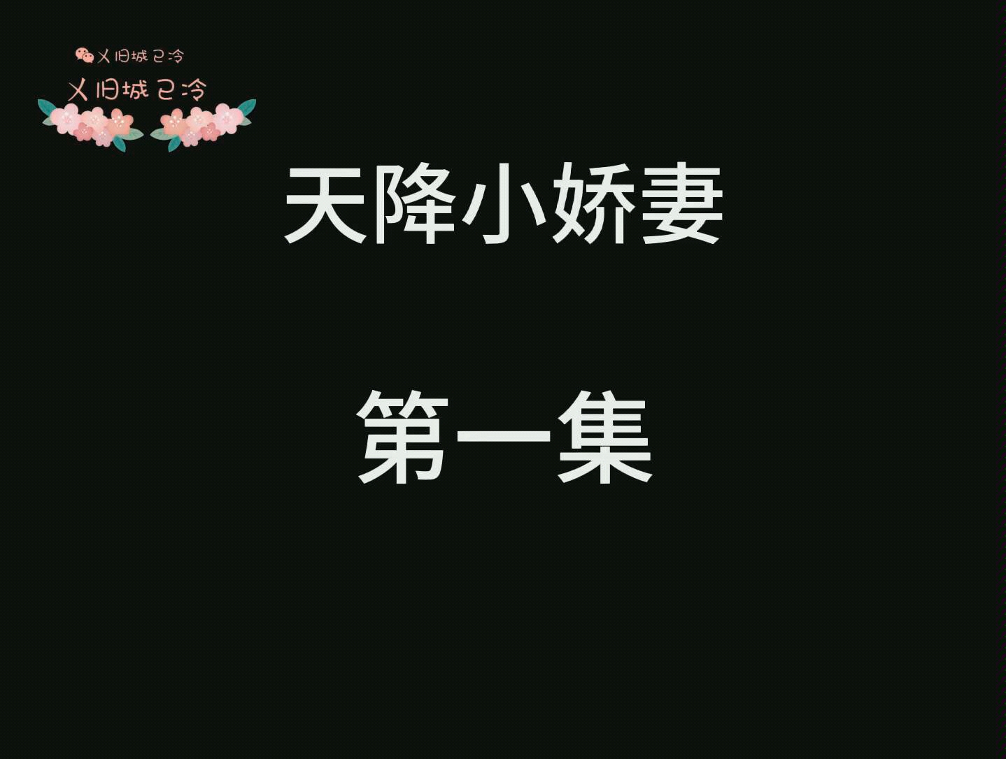 天降小娇妻第一集哔哩哔哩bilibili