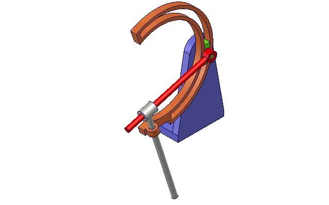 solidworkscomposer四杆导杆机构