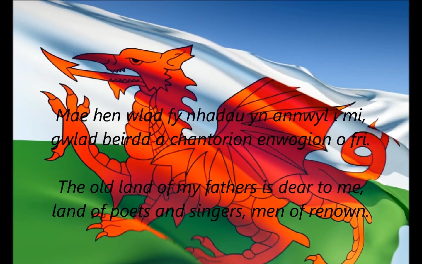 威尔士国歌—「父辈的土地」(hen wlad fy nhadau)