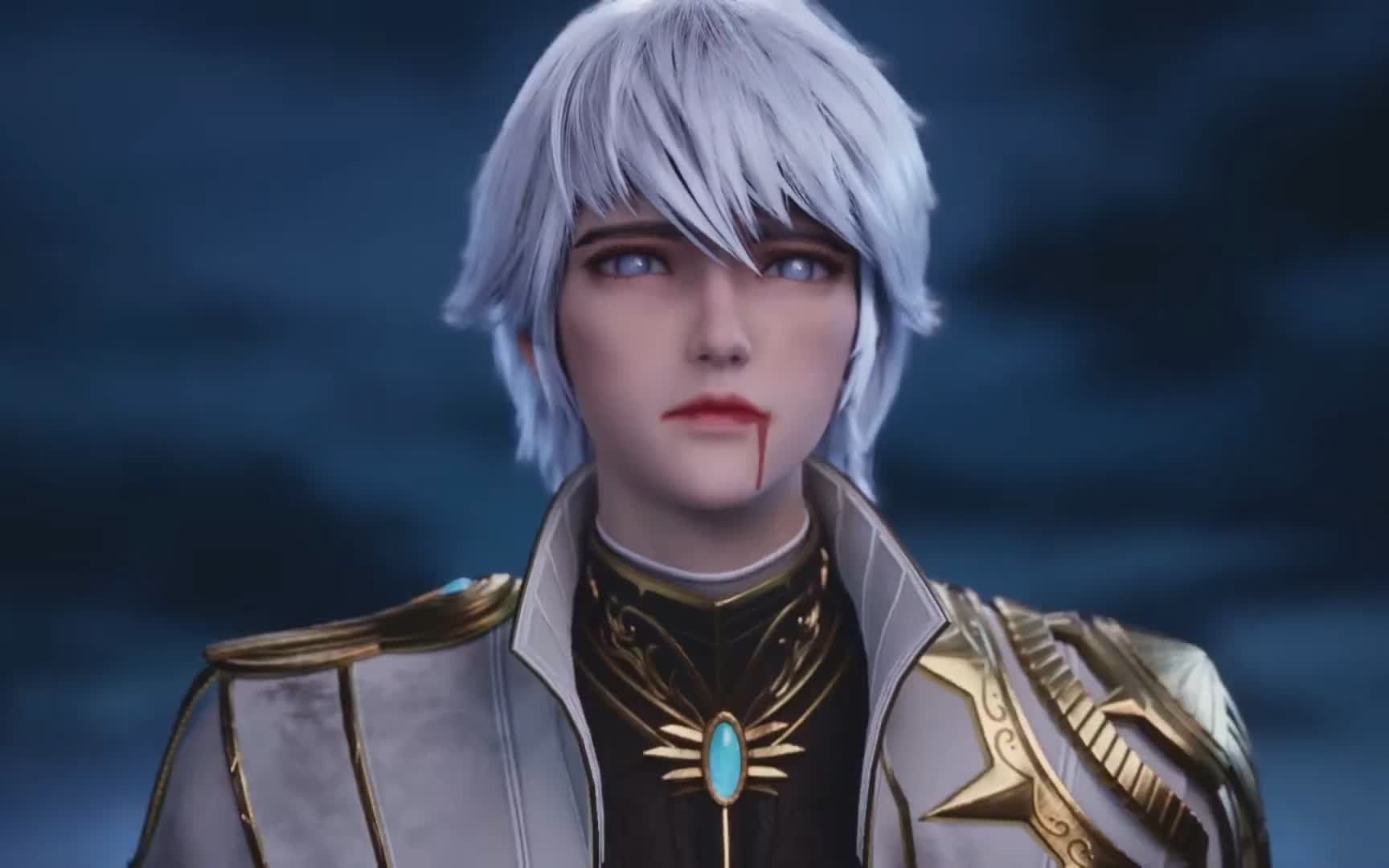 龙皓晨白发限定来了