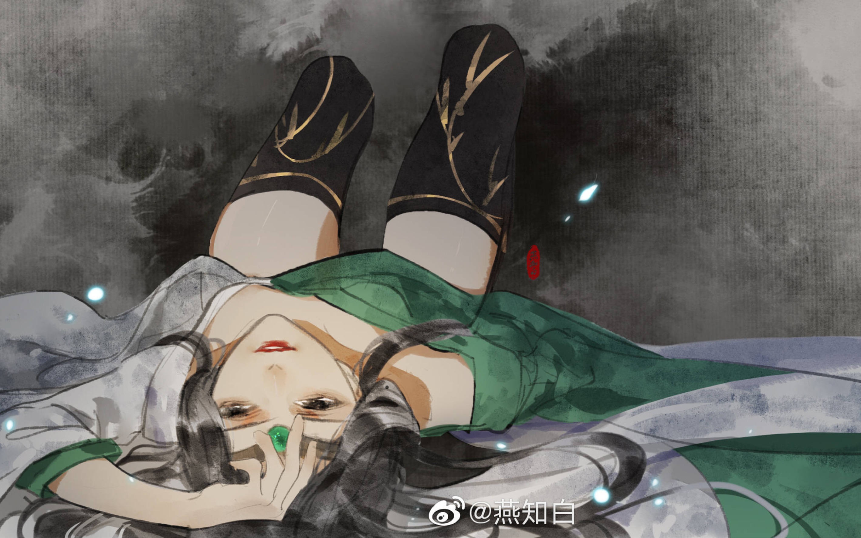 【王者荣耀】上官婉儿的双笔画心了解一下