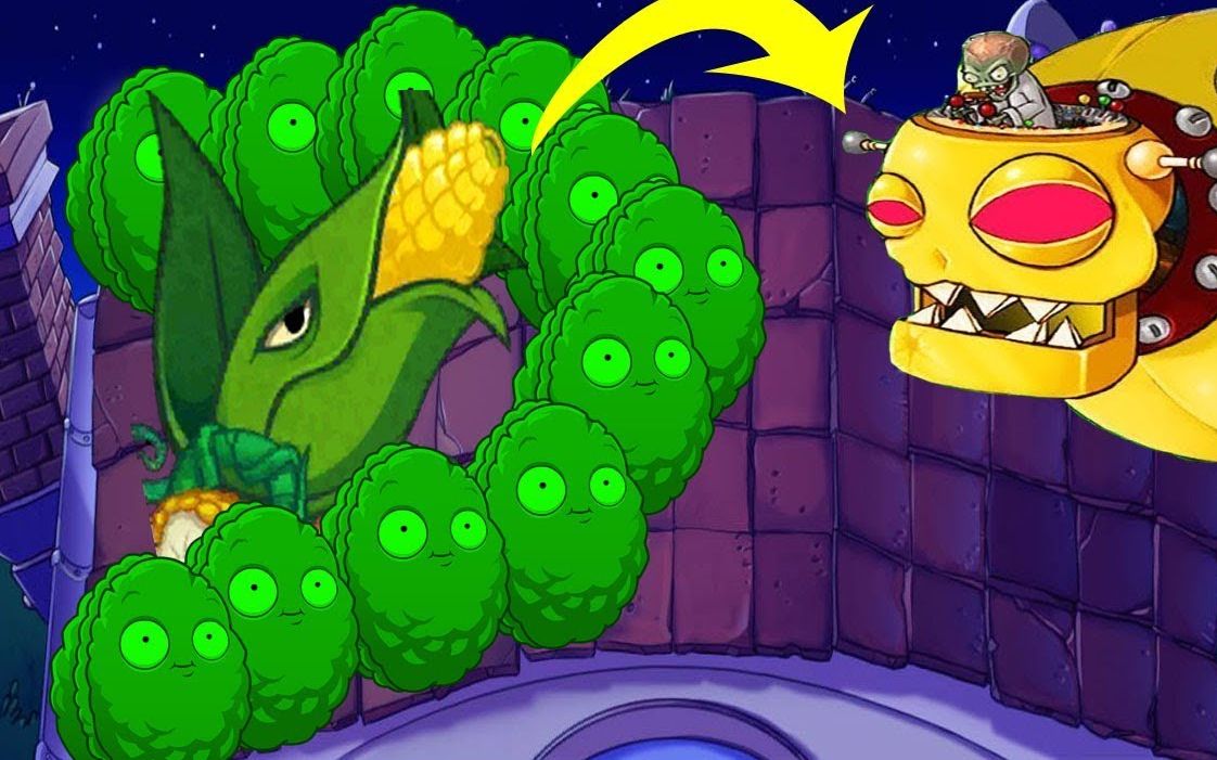 植物大战僵尸 在玉米大炮面前 僵尸瞬间去世!