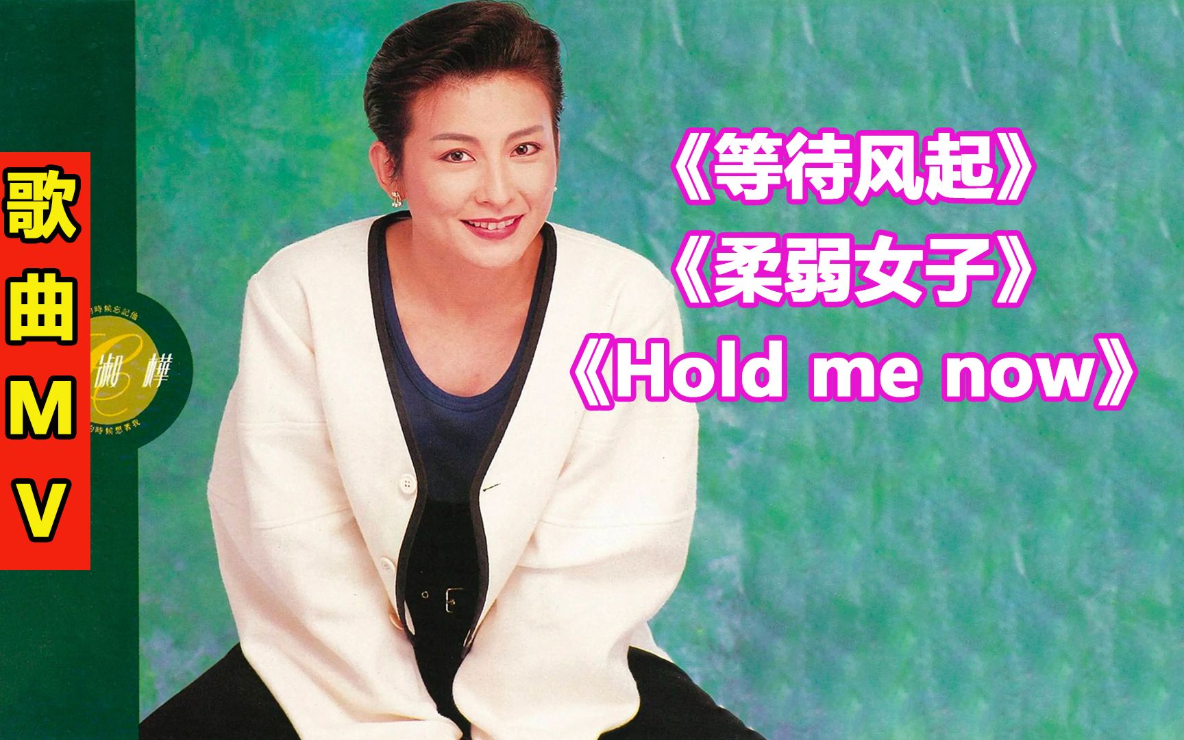 [图]《等待风起》《柔弱女子》《Hold me now》陈淑桦现场版经典歌曲MV