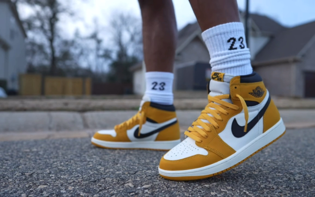 Air Jordan 1代 High OG Yellow Ochre 白黄 AJ1|JTSG哔哩哔哩bilibili