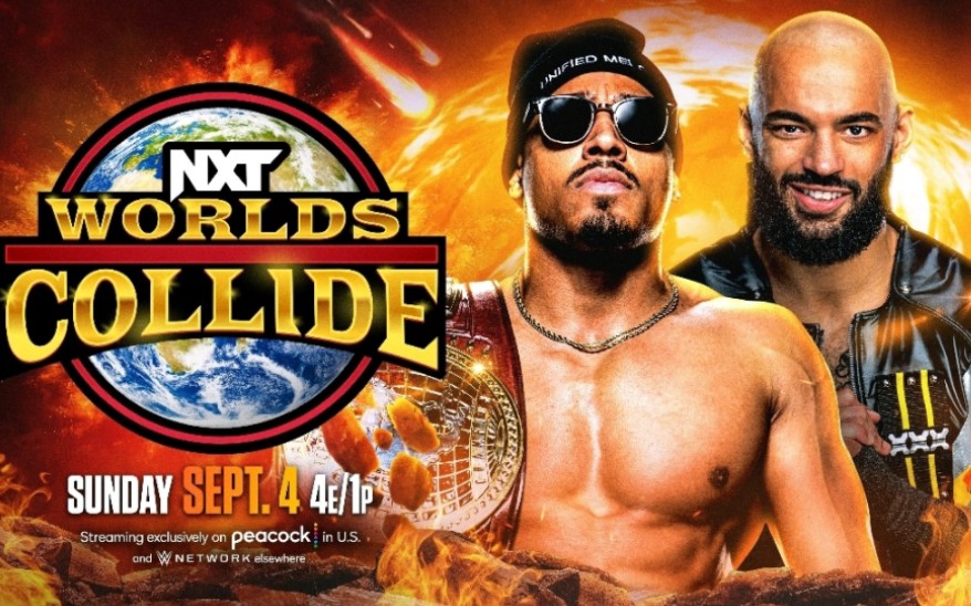 【4.5★】Carmelo Hayes vs. Ricochet  NXT Worlds Collide 2022.09.04;北美冠军赛哔哩哔哩bilibili