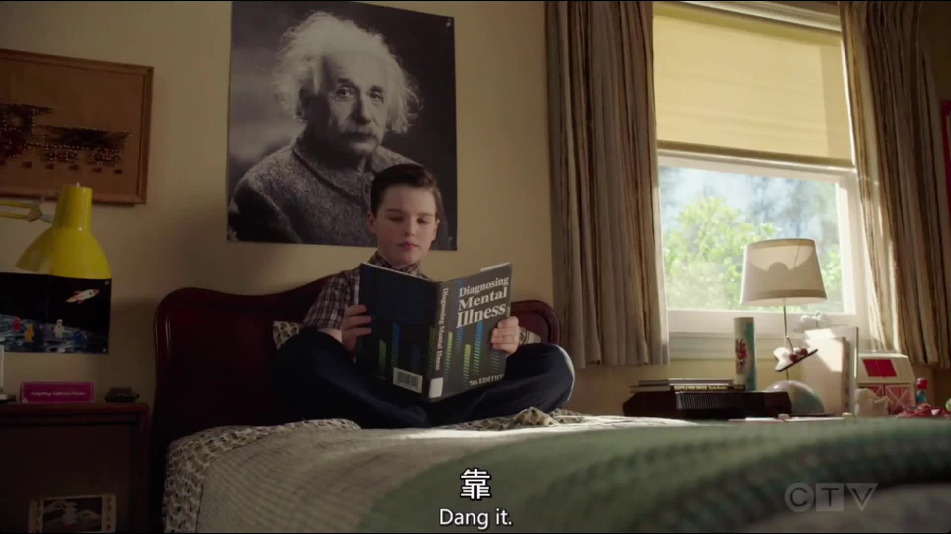 [图]【Young Sheldon】谢耳朵：I am not crazy, my mother had me tested！我没疯，我妈带我去检查过了！