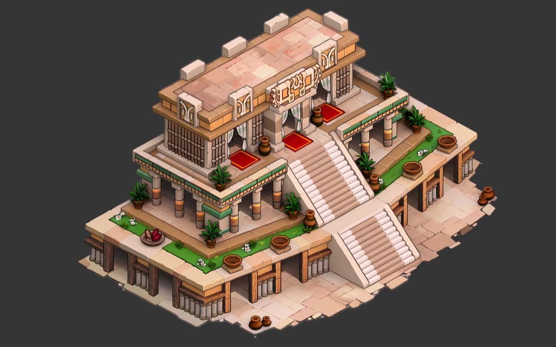 【3dmax建模】新手建筑小场景建模教程