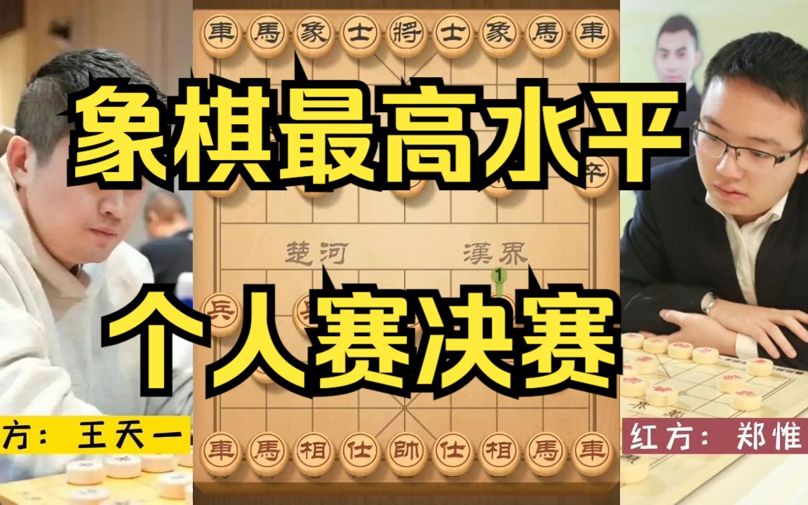 2014全国个人赛决赛,人类下棋最高水平,郑惟桐对王天一