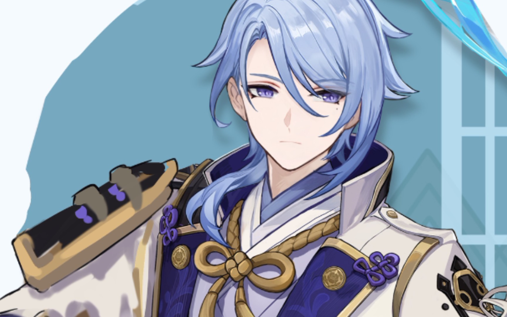 稍微改了一下神里绫人的立绘