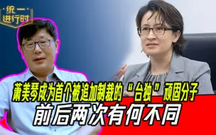 Télécharger la video: 萧美琴成为首个被追加制裁的“台独”顽固分子，前后两次有何不同