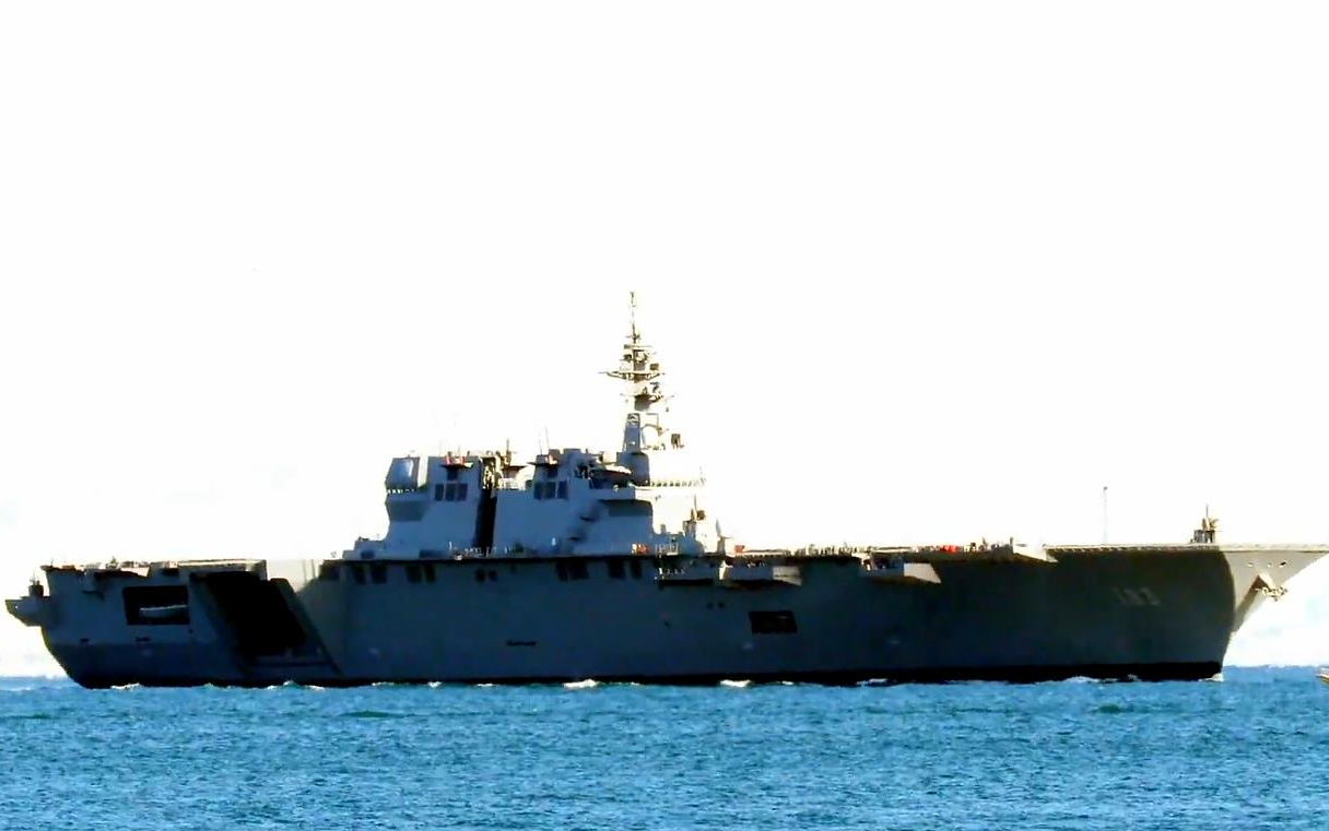 【海上自卫队】出云级直升机驱逐舰"出云"号(ddh-183)中期维护完成