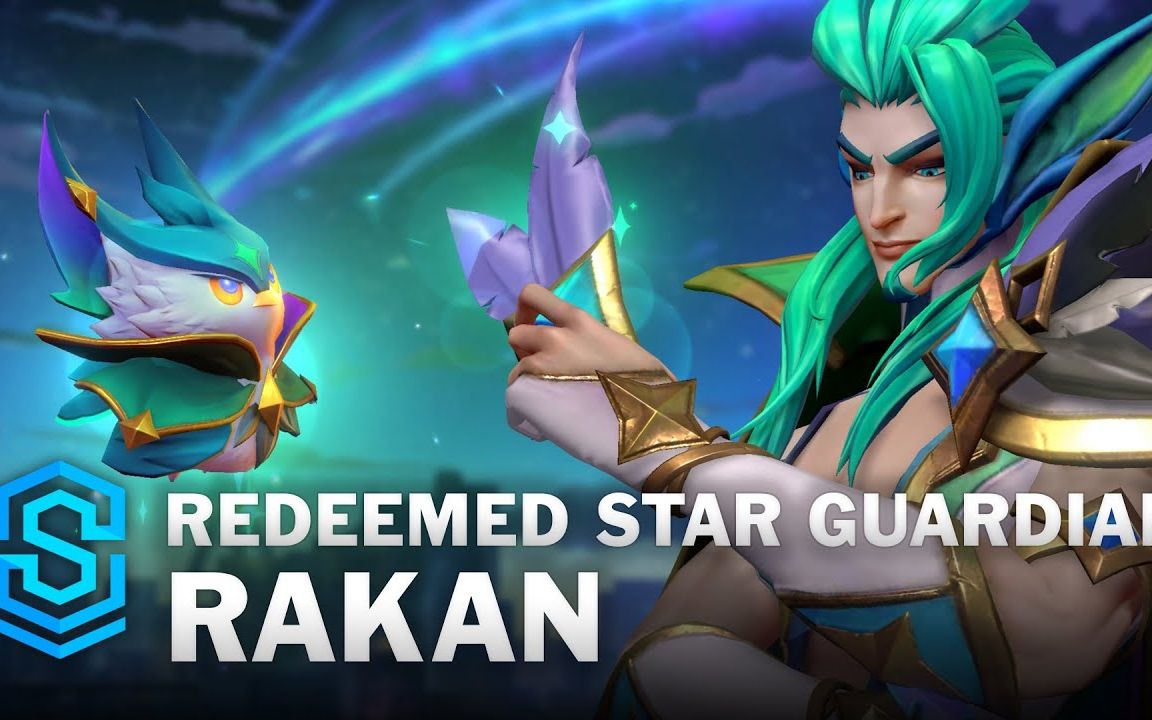 【lol手游】星之守护者 洛外观细节展示skin spotlight_哔哩哔哩bili