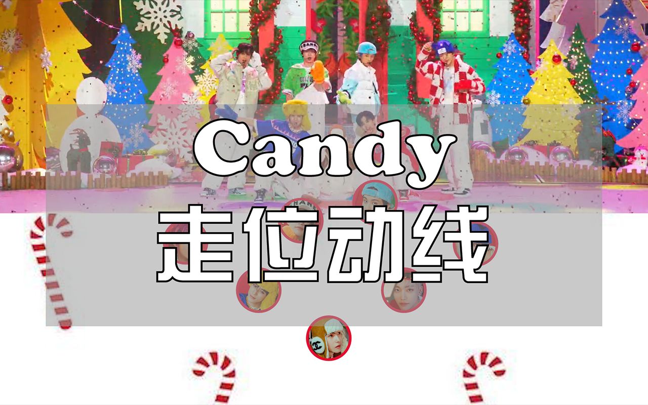 [图]【走位动线】【NCT Dream】knock knock，圣诞小精灵来送Candy了~