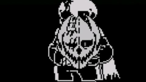 undertale hard mode sans fight by eden）全阶段过关（一阶段三药）_单机游戏热门视频