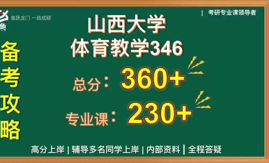 [图]山西大学/体育教学230+/346体育综合/直系学长/一对一辅导/高分上岸/院校信息/真题资料/考情分析/备考攻略