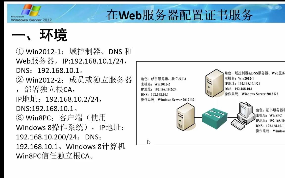 27.3.4 在Web服务器配置证书服务(步骤1).mp4哔哩哔哩bilibili