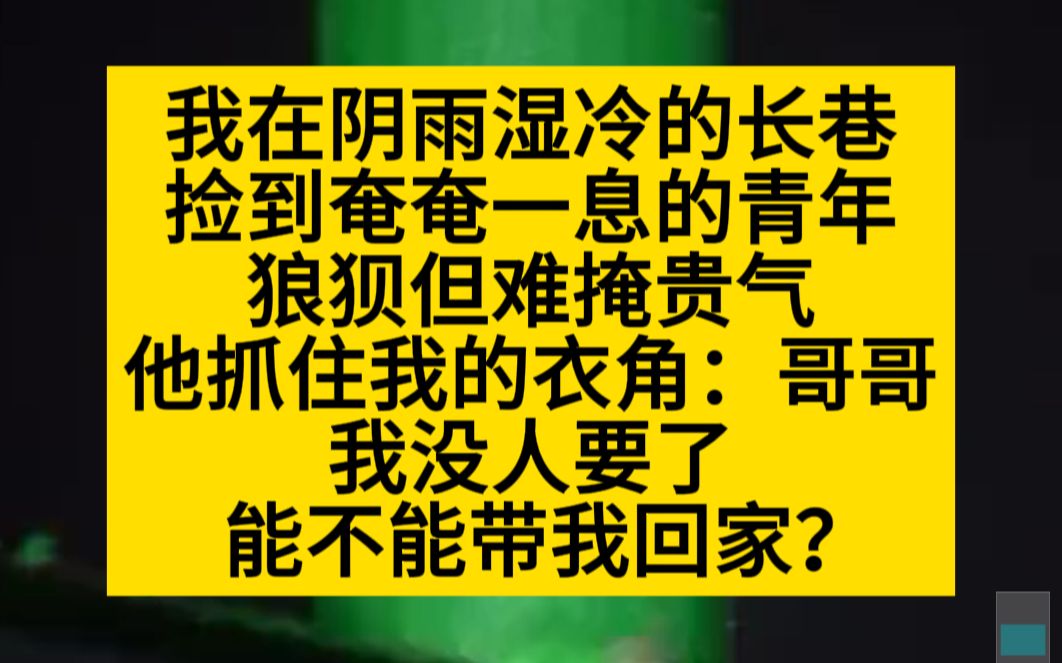 【原耽推文】我在巷子里捡到奄奄一息的青年,他:哥哥我没有人要了哔哩哔哩bilibili