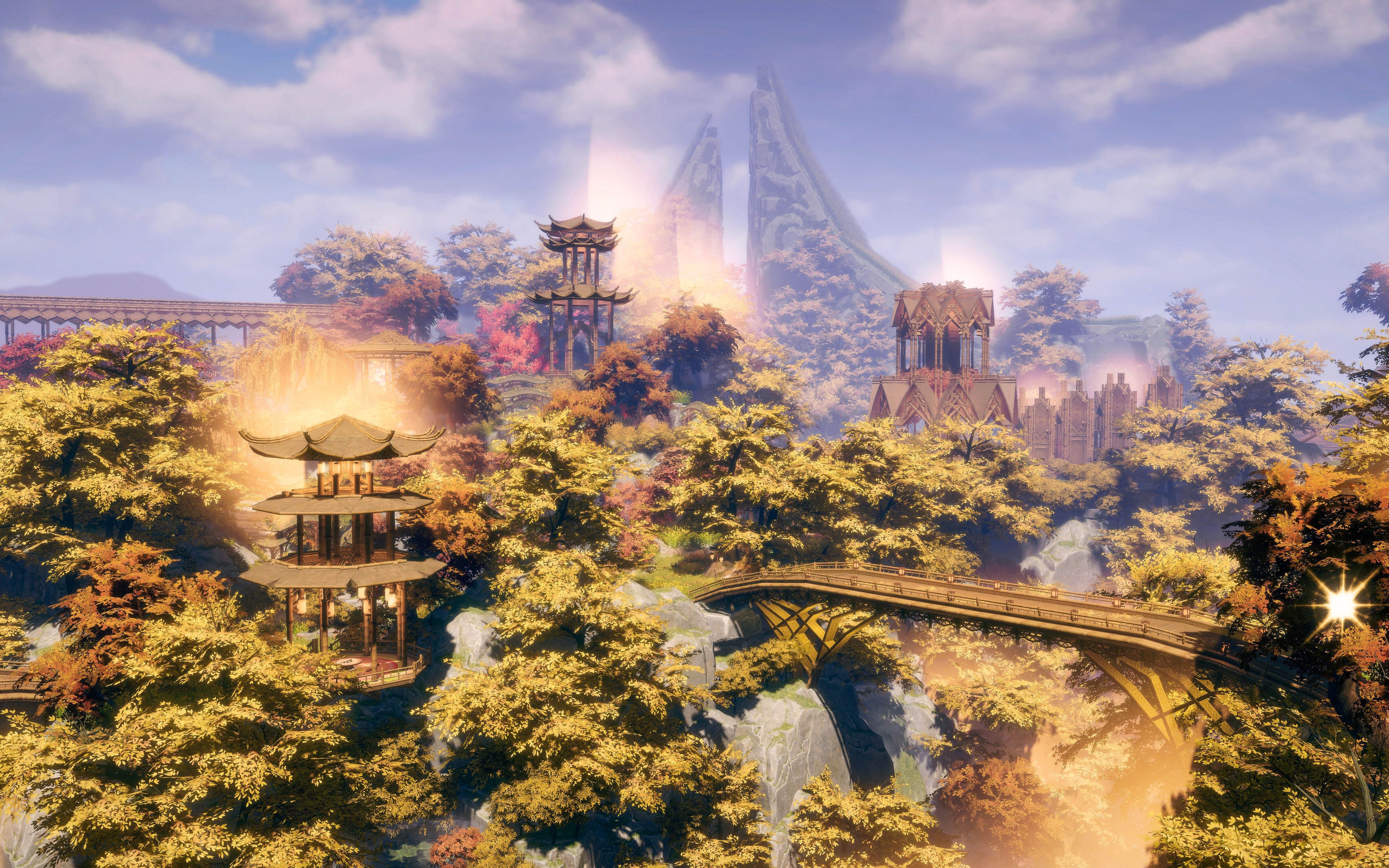 《潘多拉61黄金森林》带你在私宅的秋天里踩落叶 奇幻风 秋景蓝图