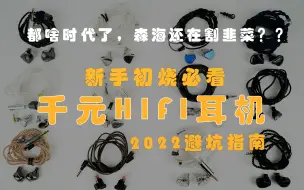 Download Video: 千元HIFI耳机锐评，新手入坑必看指南