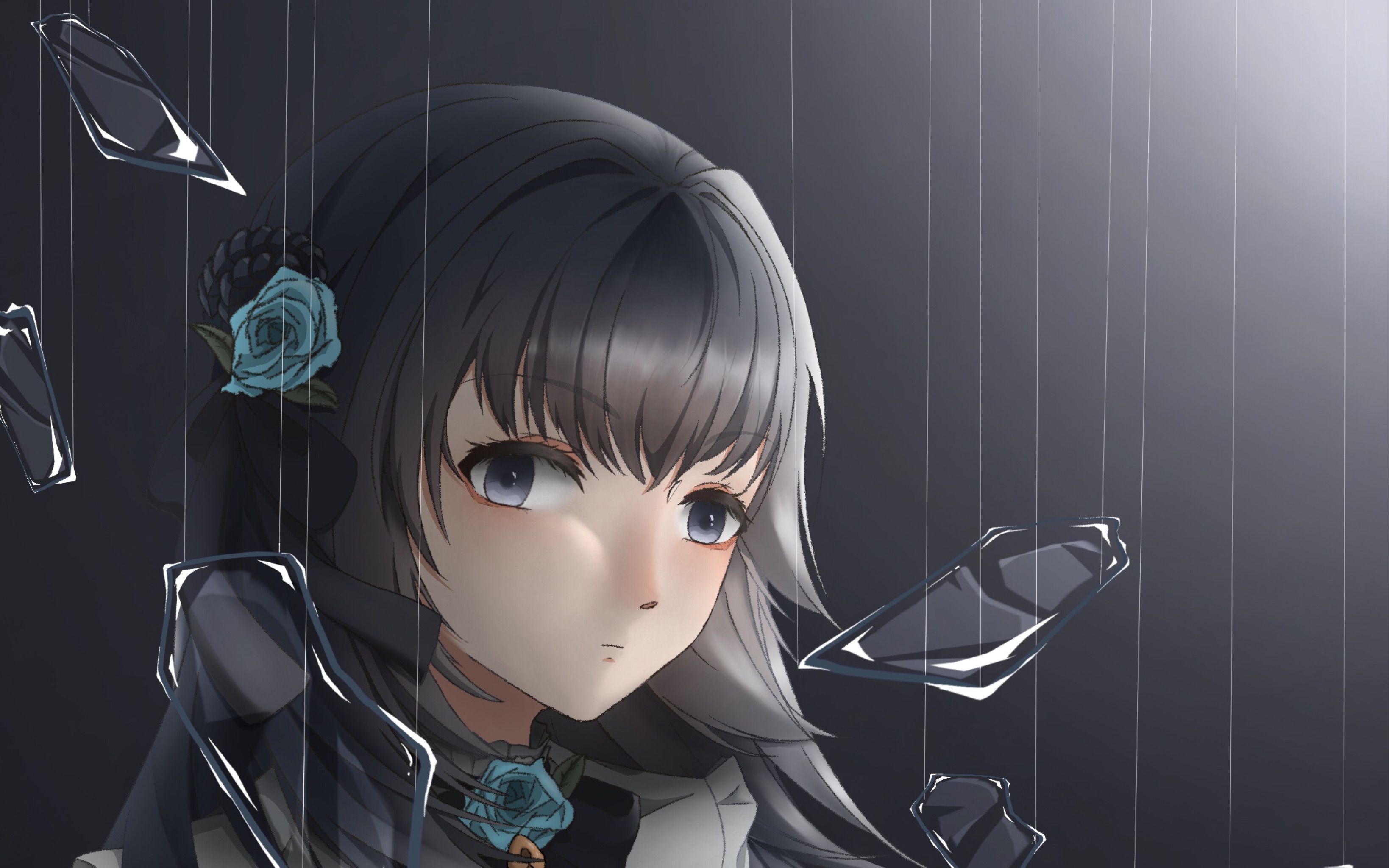 【procreate/arcaea/伞对立】在虚无的残片幻象中追寻你的身影