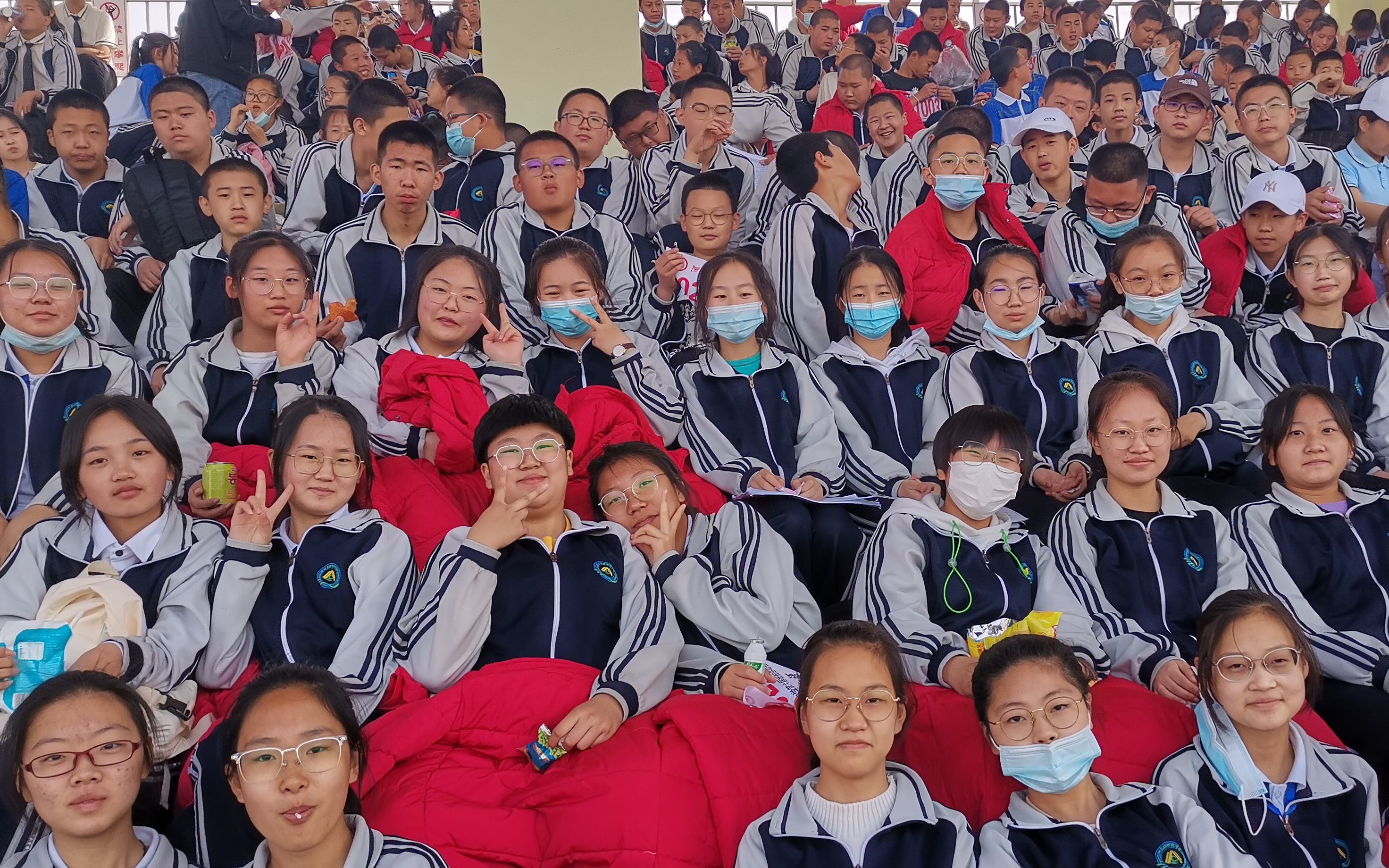 阿伦中学2021年运动会 2019级二班