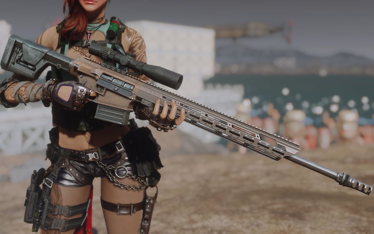 辐射4eftmk18狙击步枪演示