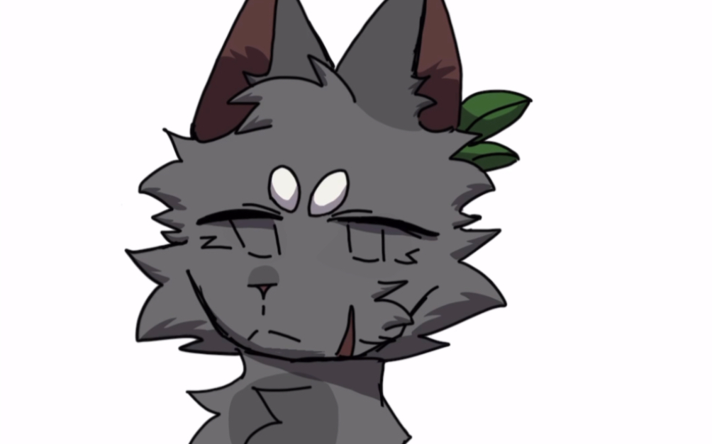 猫武士 黄牙(绘画过程)