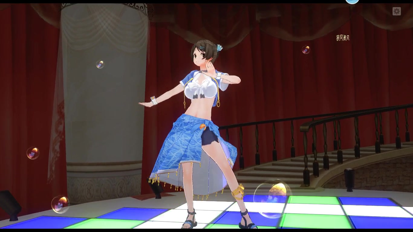 cm3d2清纯蓝衣少女热舞