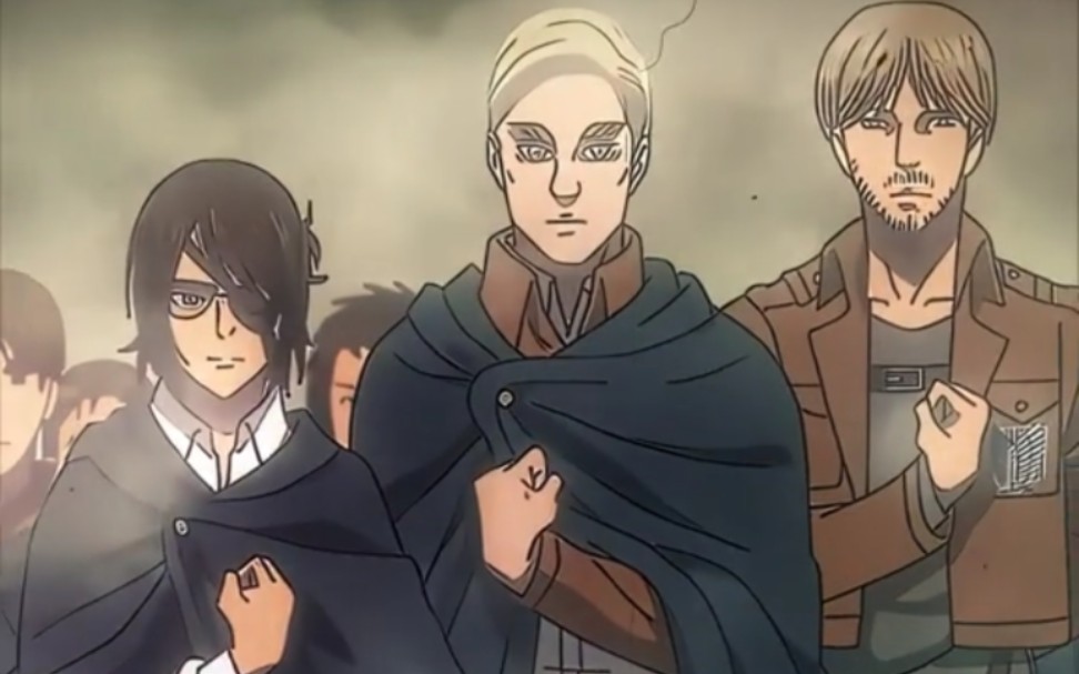 艾尔文团长只能用左手敬礼.