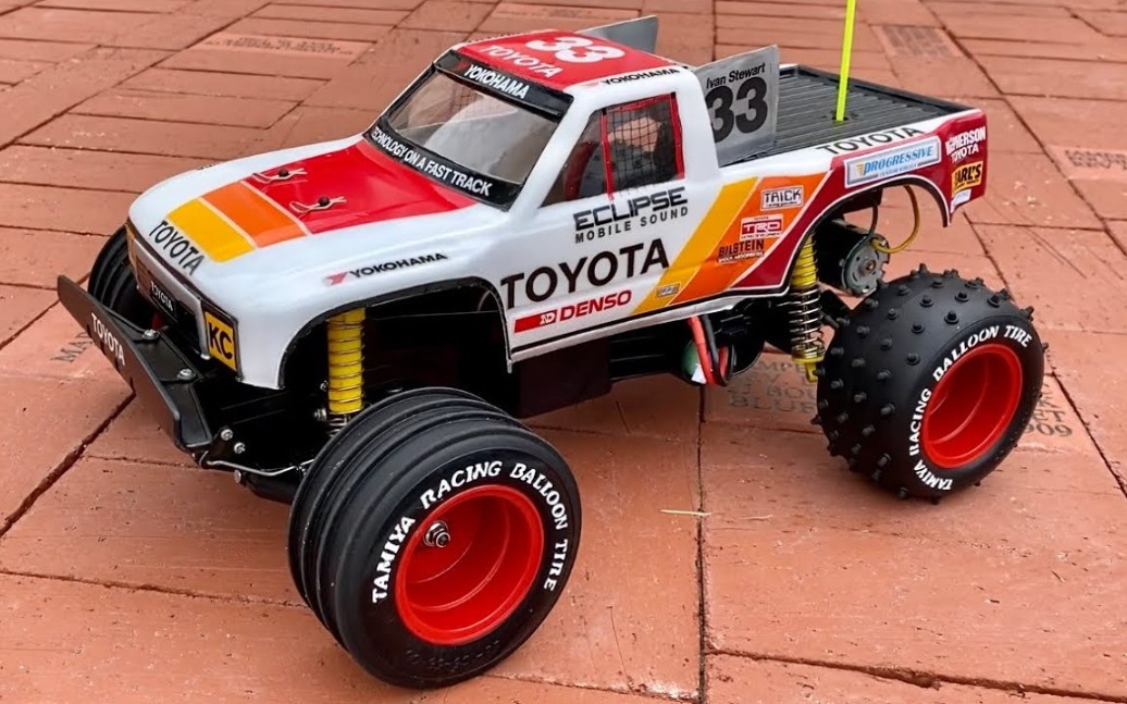 【户外野跑】田宫遥控大脚 toyota hilux monster racer 怀旧绝版神物