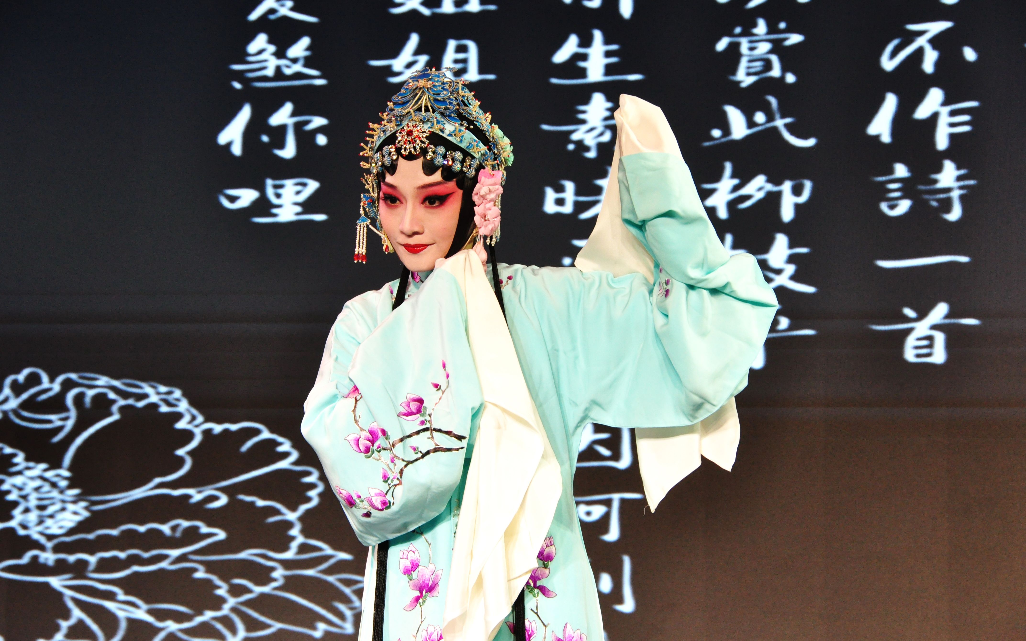 武昌文化馆小剧场演出昆曲《牡丹亭·惊梦》王玫 尹述昌
