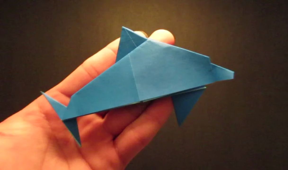【torself】海豚折纸教程origami dolphin