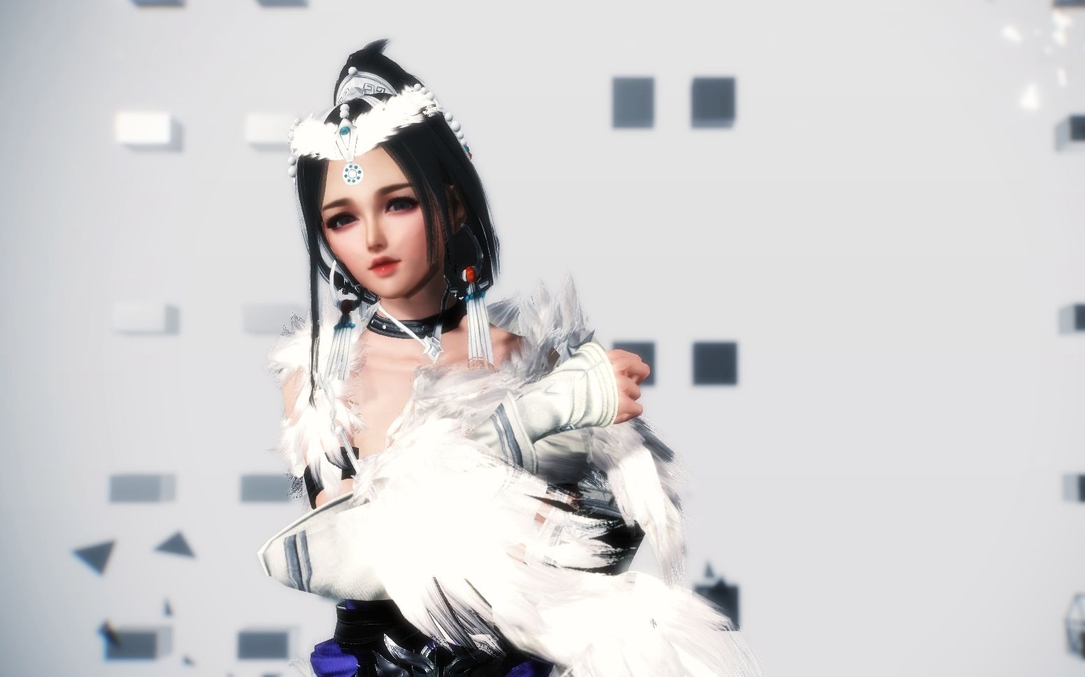 剑三mmd又美又帅的鹤梦刀娘请查收