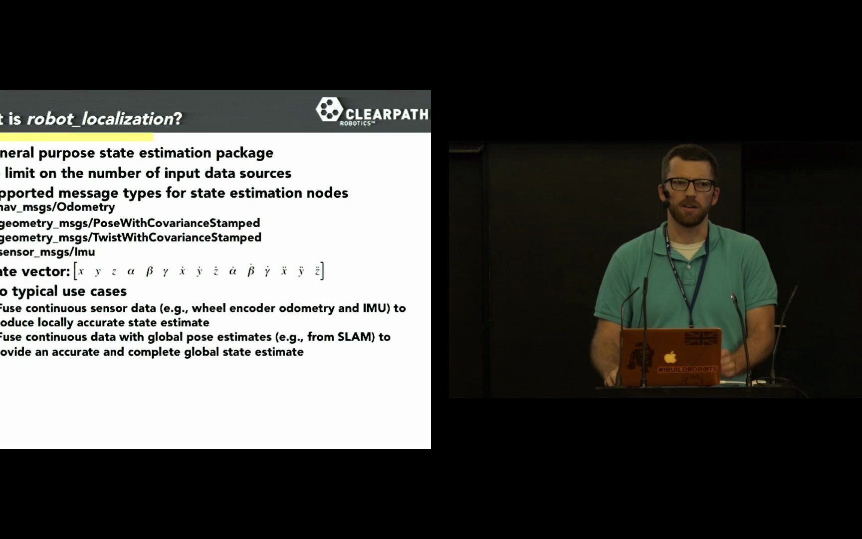 [图]ROSCon 2015 Hamburg- Day 2 - Tom Moore- Working with the robot localization Pack