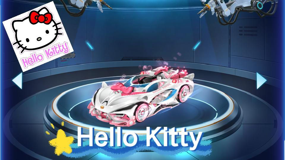qq飞车首发智慧之神hellokitty限定皮肤尽享丝滑