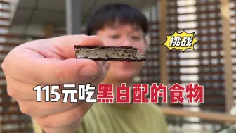 Download Video: 随机挑战！115元吃黑白配的食物？