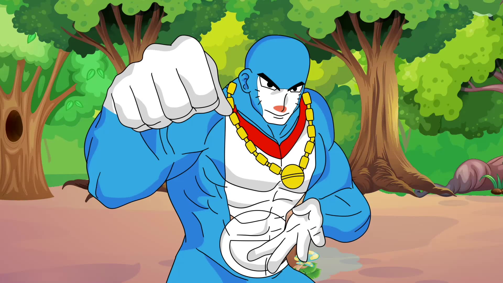 健身后的哆啦a梦