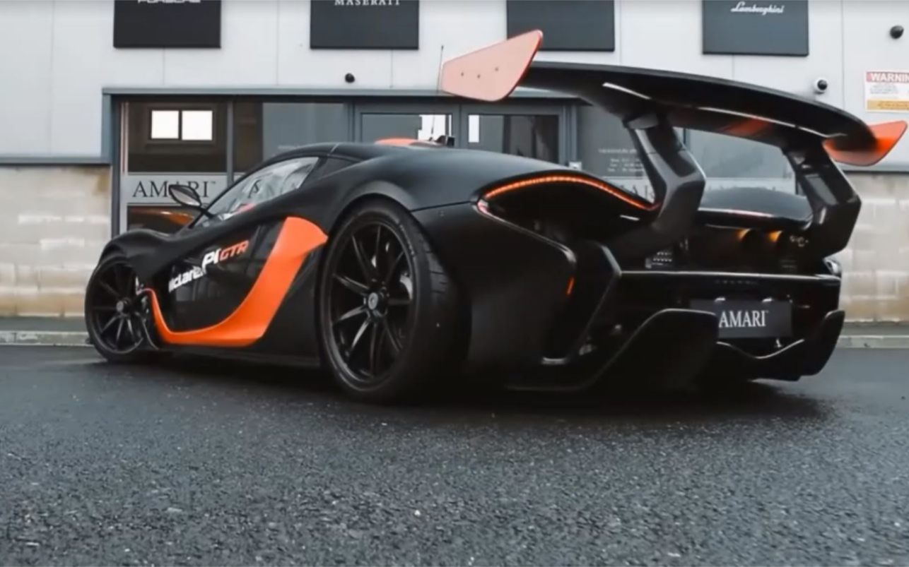 【改装】麦克拉伦p1 gtr 大尾翼超级帅!