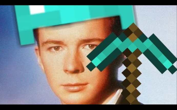 [图]Rick Astley欺骗了minecraft