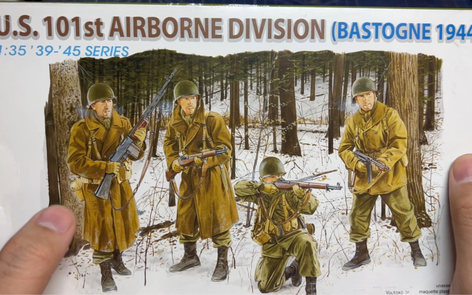 【模型测评】威龙,1/35,二战美军101空降师被围困在巴斯托尼临战四人